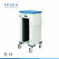 AG-CHT010 Single row hospital medical hold movable file record trolley